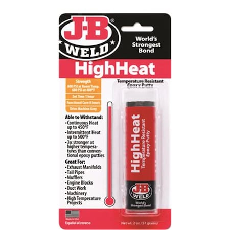 Hardware Express J-B Weld High Heat Epoxy Putty- 2 Oz. 8297